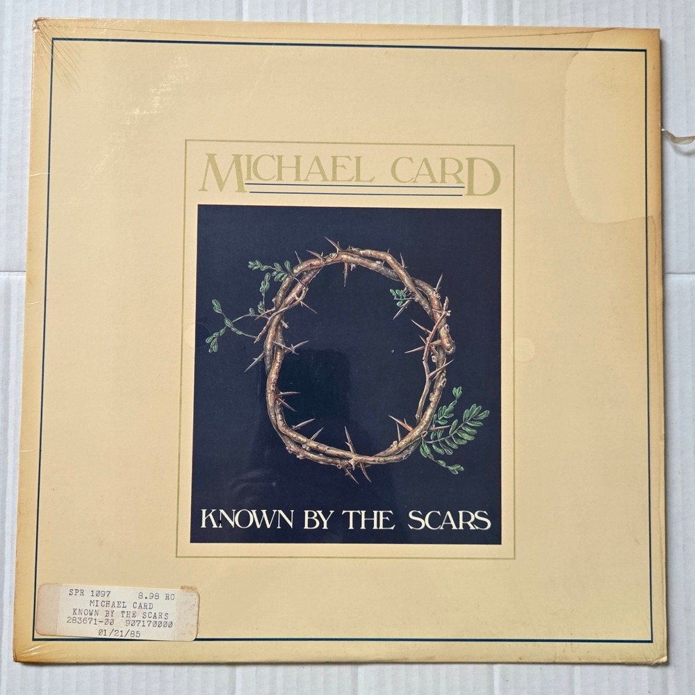 Michael Card Known By The Scars Vinyl LP 1984 Sparrow SPR 1097 Christian  Rock
